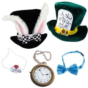 2591 White Rabbit Costume - Bunny Costume (4 Pc) - Mad Hatter /